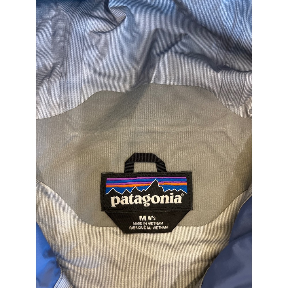 Patagonia Womens H2NO Performance Standard Fit Rain Jacket Blue/Gray Size M - Picture 3 of 10